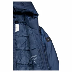 Non Quilt Padded Hooded Jacket Ppk Ink