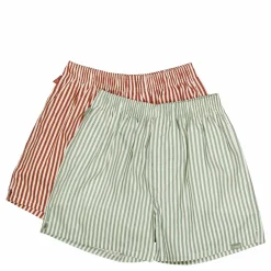 2-pack - Striped Boxers 400 Blue