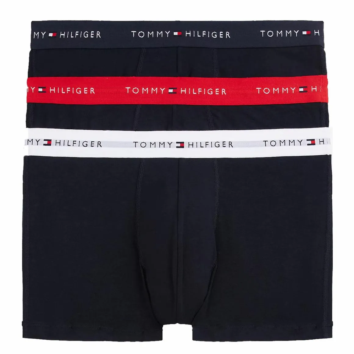 3-Pack Colour-Blocked Logo Trunks