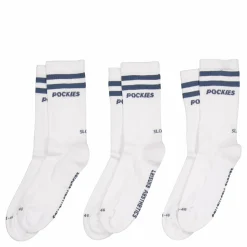 3-pack Teal Striped L.a. Socks Green