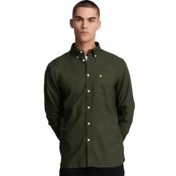 Plain Oxford Shirt W485 Olive