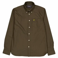 Plain Oxford Shirt W485 Olive
