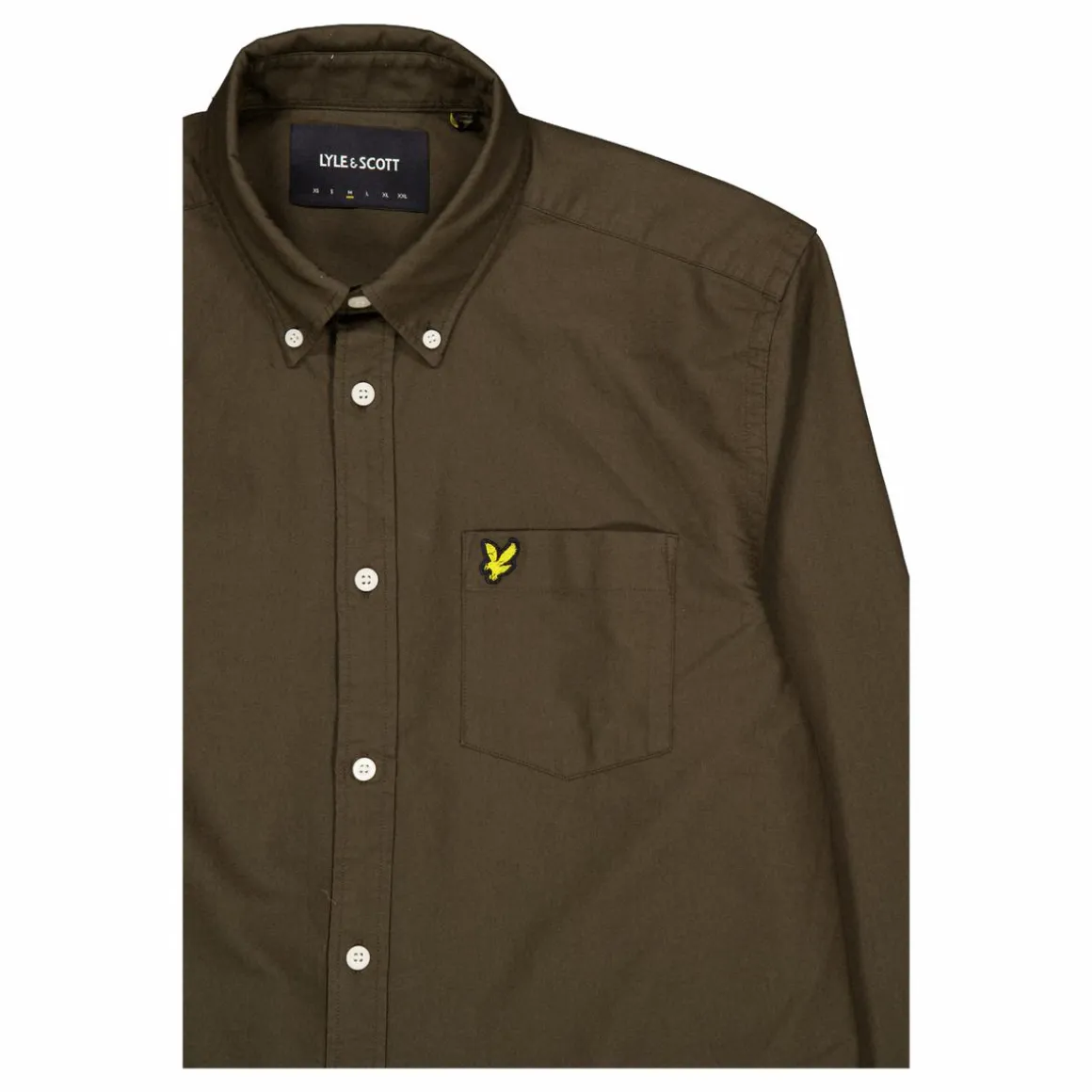 Plain Oxford Shirt W485 Olive