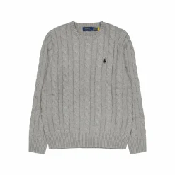 Polo Ralph Lauren Cable Knit Cotton Sweater Fawn
