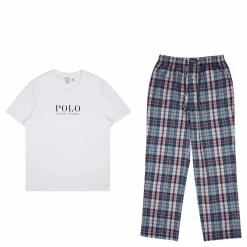 Polo Ralph Lauren Cotton Sleep Shirt & Pajama Pant Set