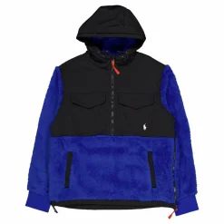 Polo Ralph Lauren Curly Hi-pile Halfzip Sapphire