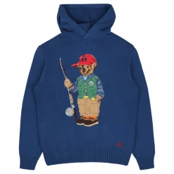 Polo Ralph Lauren Knitted Bear Hoodie Old Royal