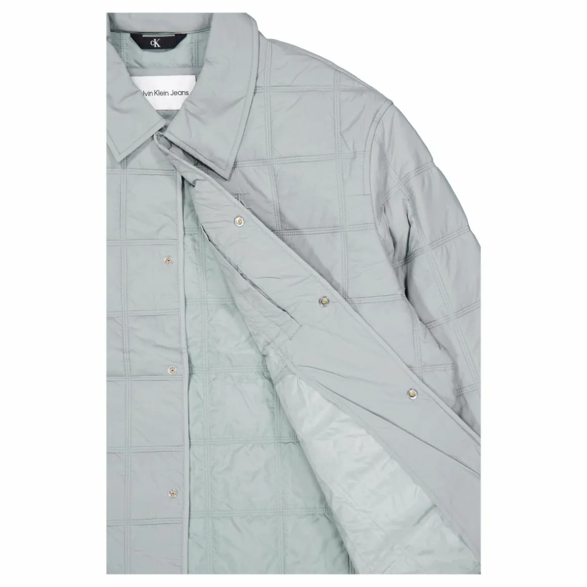 Quilted Jacket Pff-slate Gray