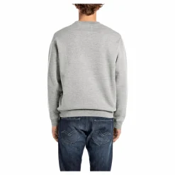 R Sweatshirt M08 Light Grey Melange