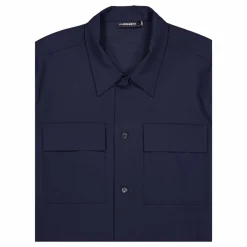 Reid Drape Overshirt Jl Navy