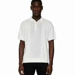 Reymond Solid Stripe Polo White
