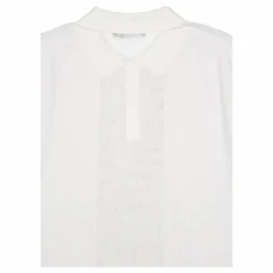 Reymond Solid Stripe Polo White