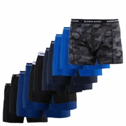 Sammy Solid Shorts 12-Pack Black