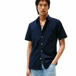 Seersucker Solid Shirt S/s