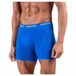 Solid Shorts 5-Pack Blue/Patterned