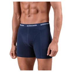 Solid Shorts 5-Pack Blue/Patterned