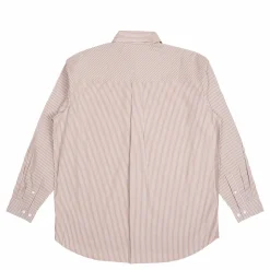 State Poplin Shirt Nougat Stripe Bloom