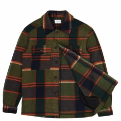 Studio Total Outdoor Check Overshirt Ochra Check