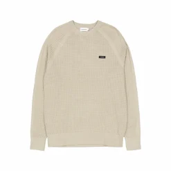 Texture Mix Cn Sweater Pkr