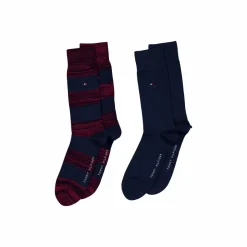 Th Men Rugby Sock 2p 093 Rouge