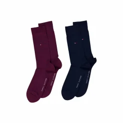 Th Men Sock Classic 2p 122 Rouge