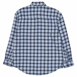 Tjm Badge Flannel Shirt Ext Blue