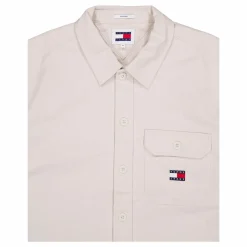 Tjm Essential Solid Ss Overshirt Newsprint