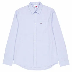 Tjm Reg Linen Blend Shirt Moderate