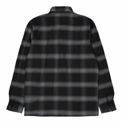 Twill Fleece Check Overshirt Beh