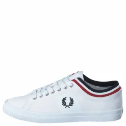 Underspin Tipped Cuff Twill White/navy