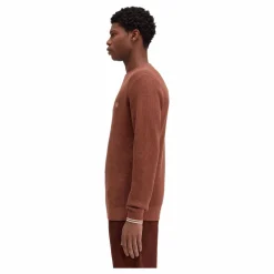 Waffle Stitch Jumper S54 Whisky Brown