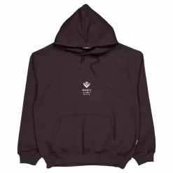 Wbpope Globe Hoodie Chocolate Brown