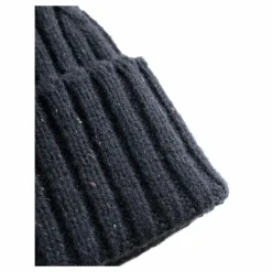 Wells Fleck Rib Beanie Dark Navy