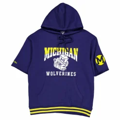 Wolverines Pre-game Ss Fleece Navy