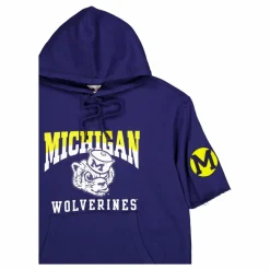 Wolverines Pre-game Ss Fleece Navy